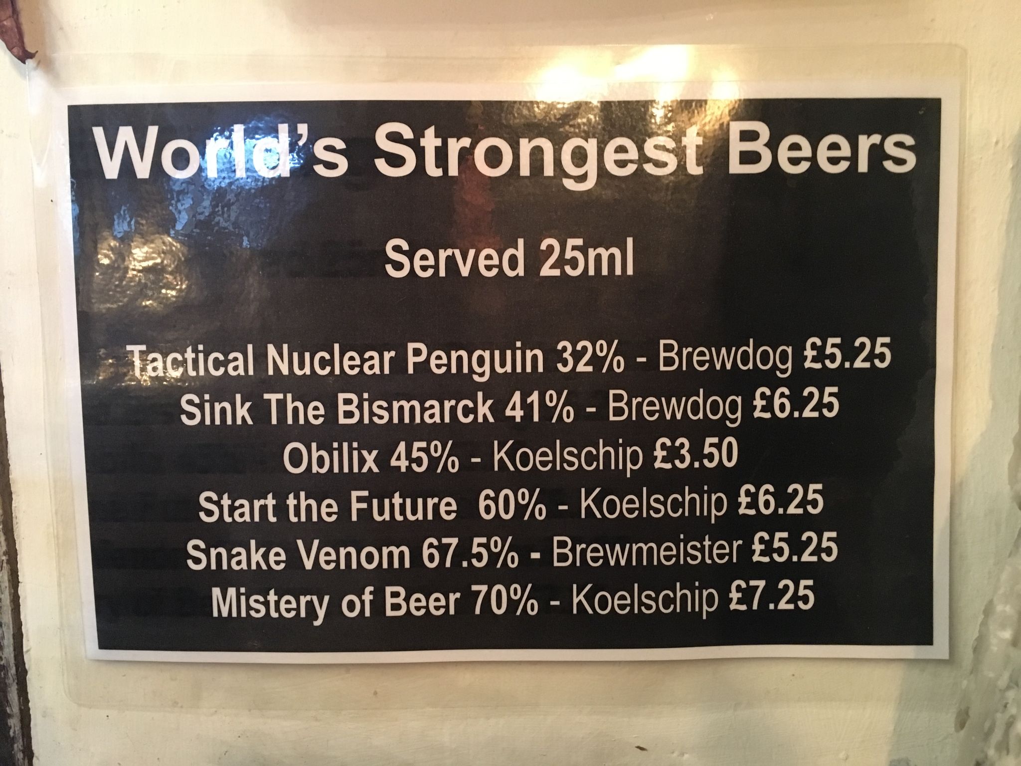 Самое крепкое пиво