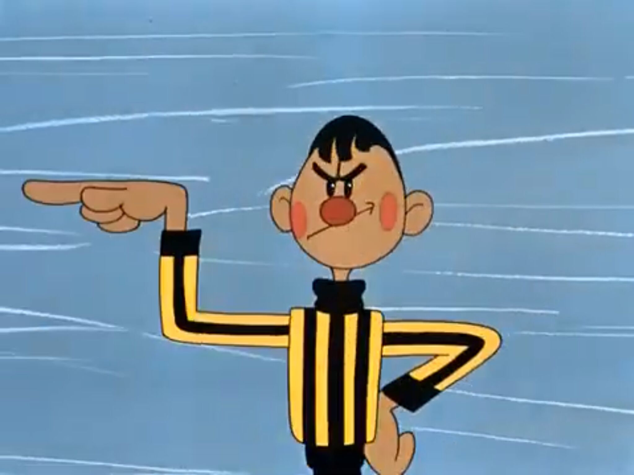 Судья удаляет игрока с поля