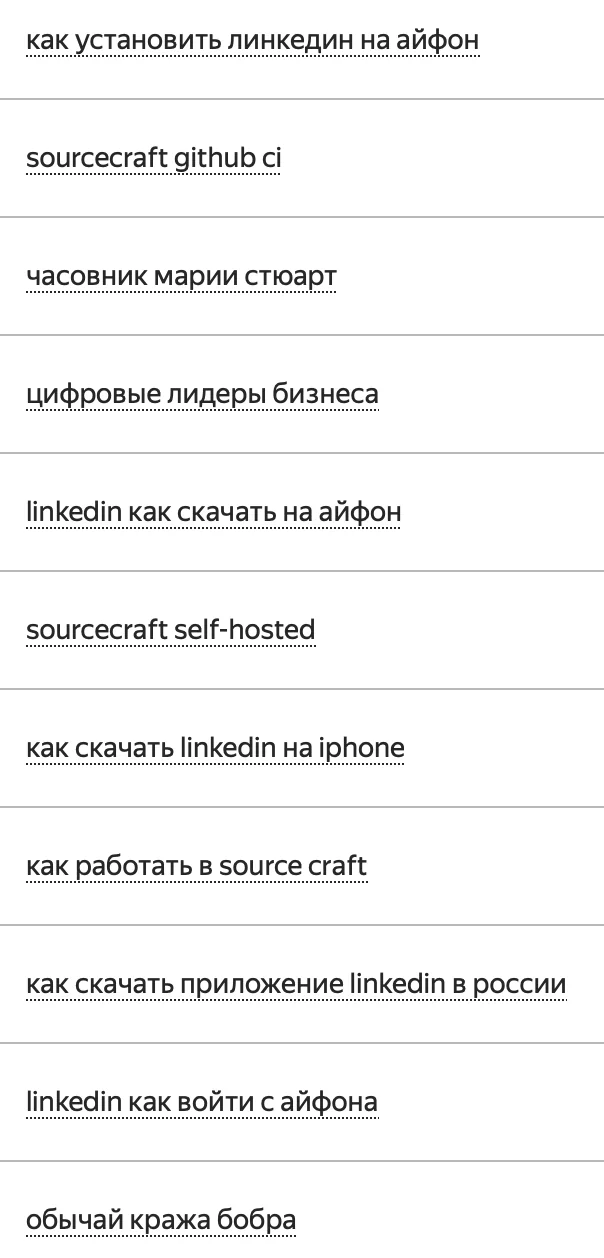 Список поисковых запросов, по которым находится блог Олега Шорина